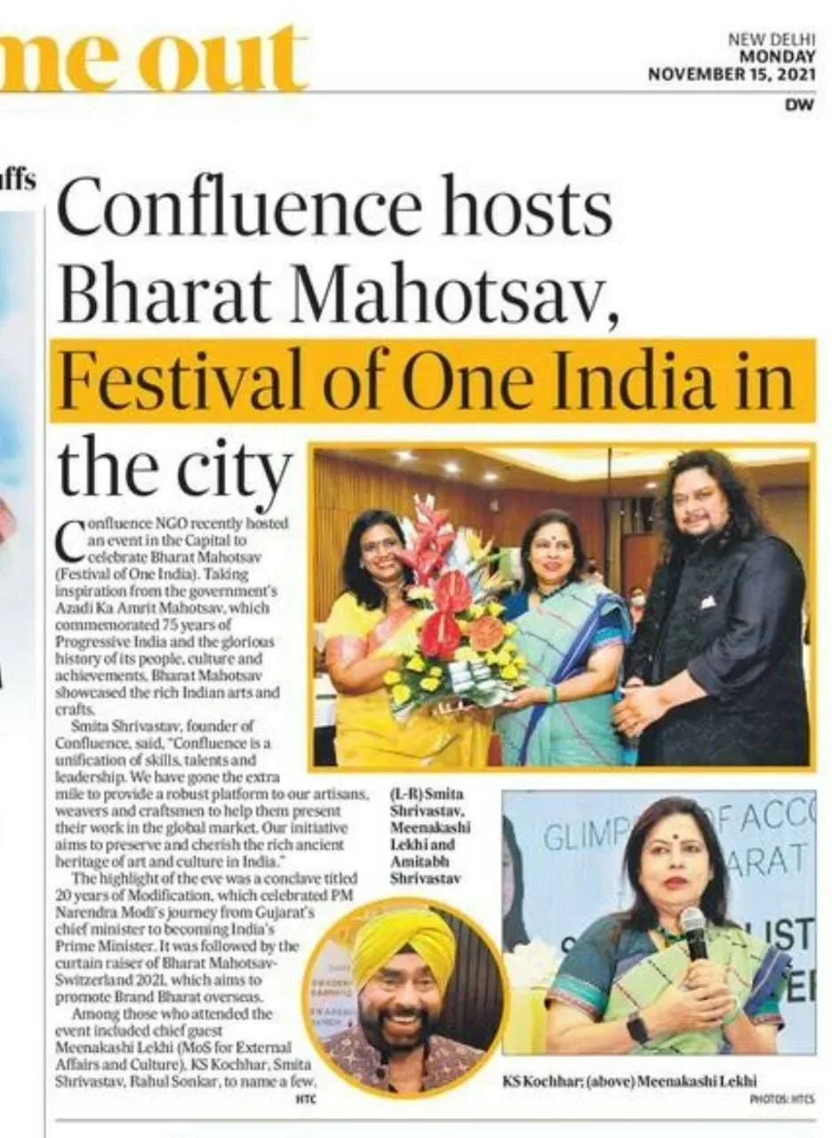 “Confluence hosts Bharat Mahotsav, Festival of One India in the city”